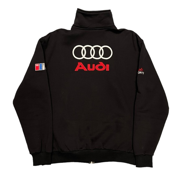 Vintage AUDI Motorsport Racing Zip Up Sweatshirt / Jacket - Formula One - Picture 2 of 2
